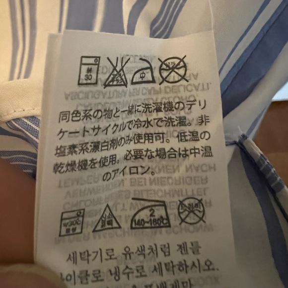 EUC J. Crew cotton striped tunic size XS - Picture 4 of 5